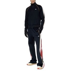 $375 Diesel P-Zampock Trousers A05461 Large Black Red White